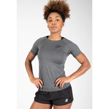 Holly T-Shirt Gray de Gorilla Wear pas cher - Nutriwellness
