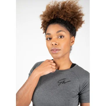 Holly T-Shirt Gray de Gorilla Wear pas cher - Nutriwellness