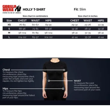 Holly T-Shirt Gray de Gorilla Wear pas cher - Nutriwellness