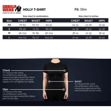 Holly T-Shirt Burgundy Red de Gorilla Wear pas cher - Nutriwellness