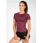 Holly T-Shirt Burgundy Red - Gorilla Wear