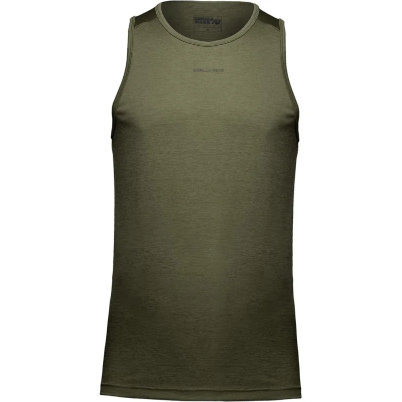 Madera Tank Top Army Green - Gorilla Wear