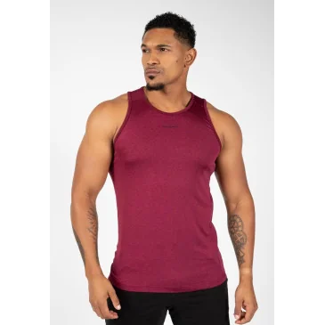 Madera Tank Top Burgundy Red de Gorilla Wear pas cher - Nutriwellness