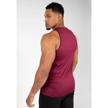 Madera Tank Top Burgundy Red de Gorilla Wear pas cher - Nutriwellness