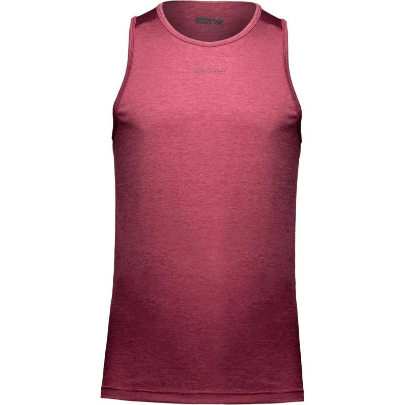 Madera Tank Top Burgundy Red - Gorilla Wear
