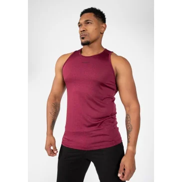 Madera Tank Top Burgundy Red de Gorilla Wear pas cher - Nutriwellness