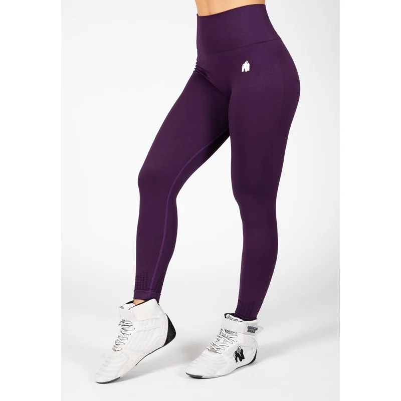 Neiro Seamless Leggings - Purple - Gorilla Wear