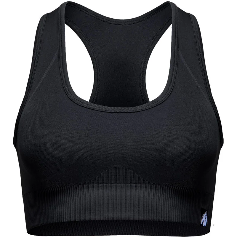 Yava Seamless Sports Bra Black - Gorilla Wear