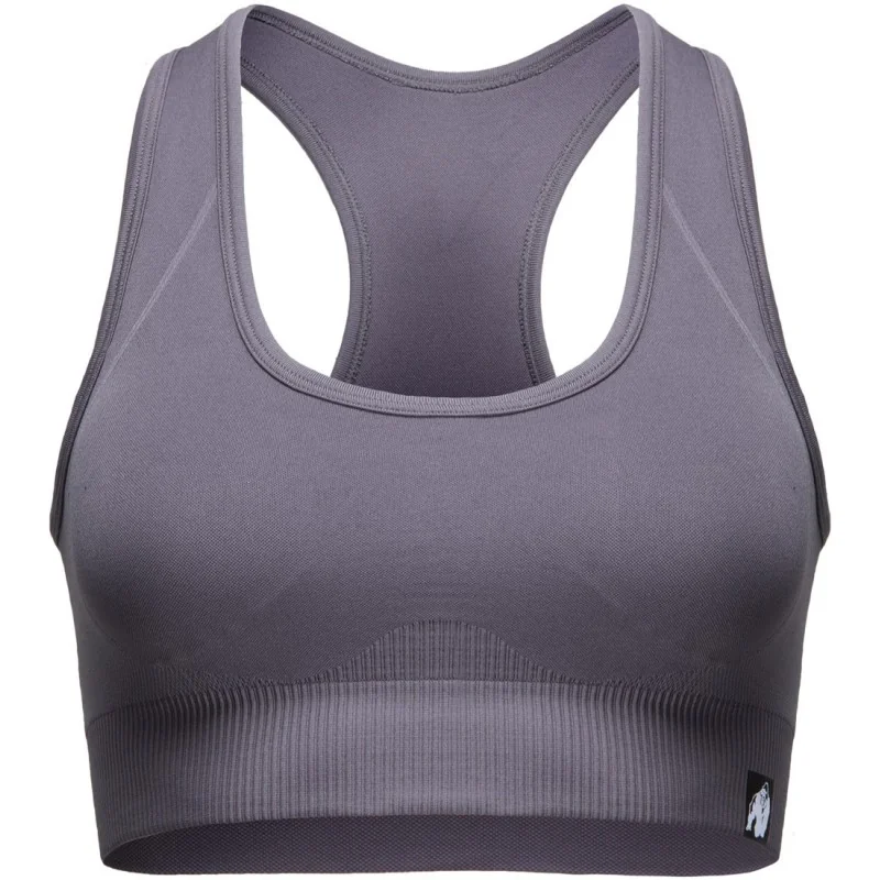 Yava Seamless Sports Bra Gray - Gorilla Wear