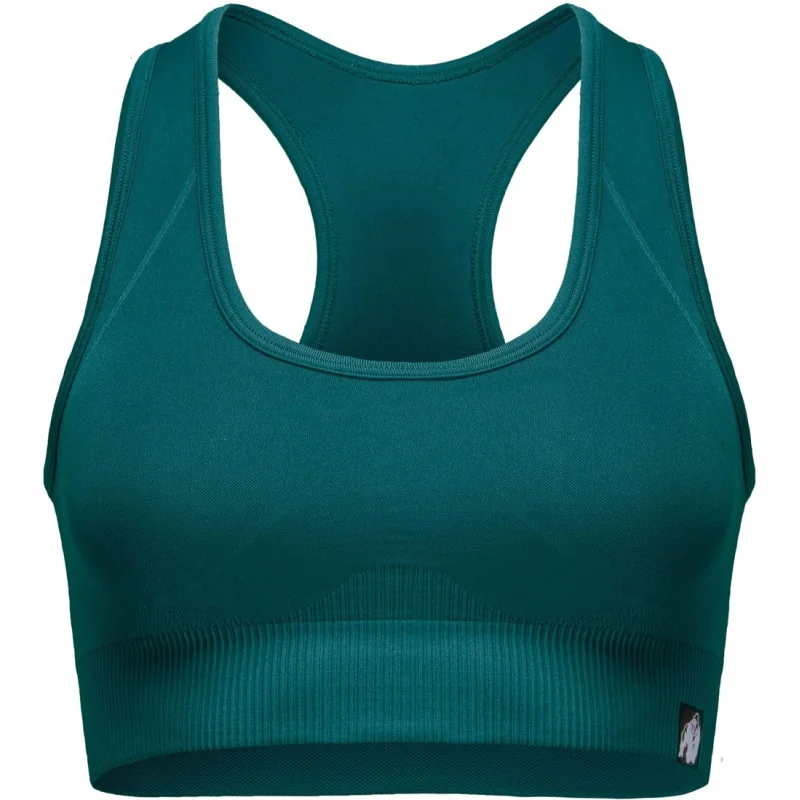 Yava Seamless Sports Bra Olive Green - Gorilla Wear
