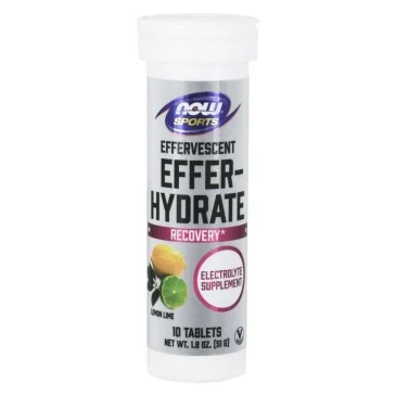 Effer-Hydrate (10 serv) de Now Foods - Nutriwellness