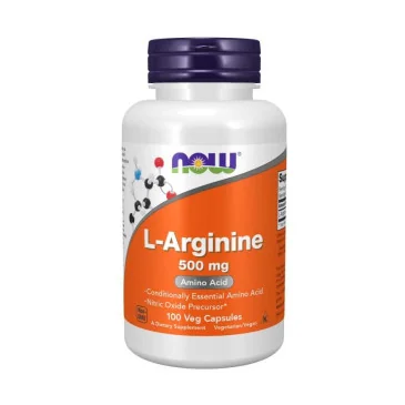 L-Arginine 500mg de Now Foods pas cher - Nutriwellness