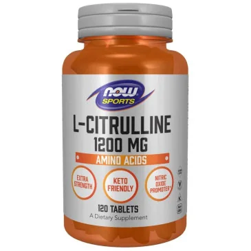 L-Citrulline 1200mg (120) de Now Foods pas cher - Nutriwellness