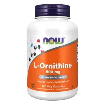 L-Ornithine 500mg (120) de Now Foods pas cher - Nutriwellness