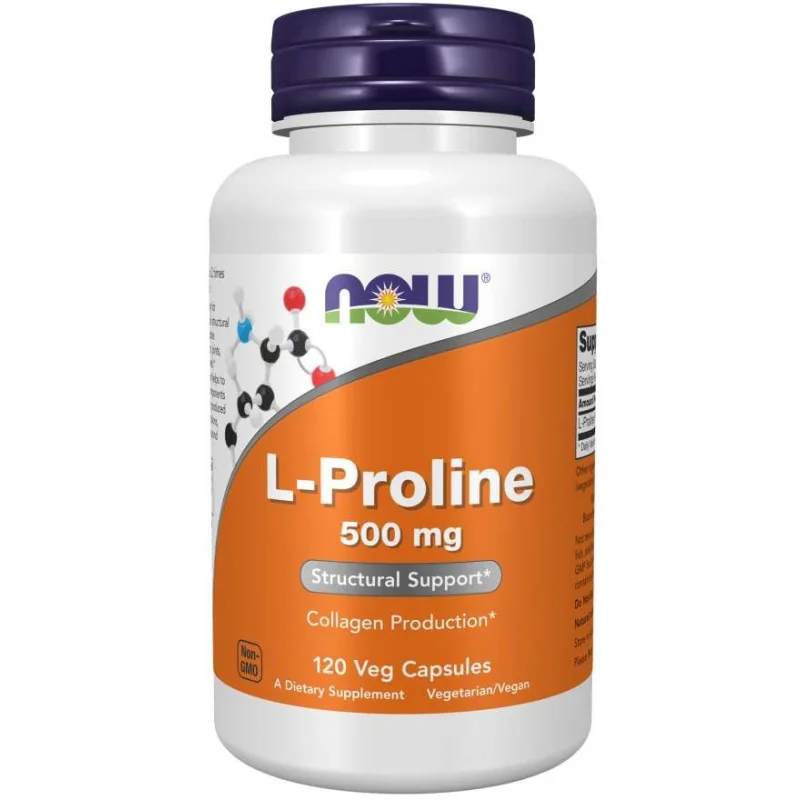 L-Proline 500mg (120) - Now Foods L-Proline 500mg (120) - Now Foods