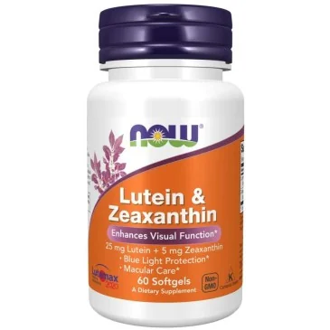 Lutein & Zeaxanthin (60) de Now Foods pas cher - Nutriwellness