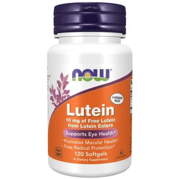 Lutein 10mg (120) de Now Foods pas cher - Nutriwellness