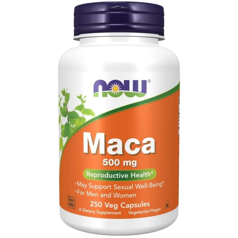Maca 500mg de Now Foods pas cher - Nutriwellness