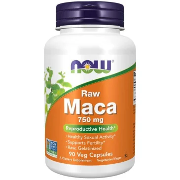 Maca 750 mg Raw (90) de Now Foods pas cher - Nutriwellness