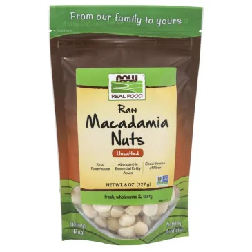 Macadamia Nuts (227g) de Now Foods pas cher - Nutriwellness