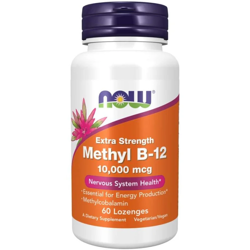 Methyl B-12 10000mcg (60) - Now Foods