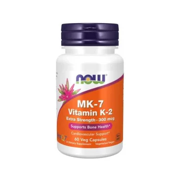 MK-7 Vitamin K-2 Extra Strength 300 mcg de Now Foods - Nutriwellness
