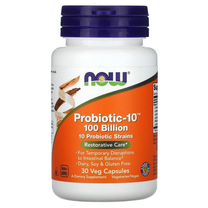 Probiotic-10™ 100 Billion (30) - Now Foods