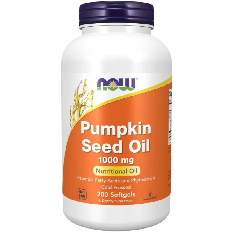 Pumpkin Seed Oil 1000 mg (200 softgels) - Now Foods