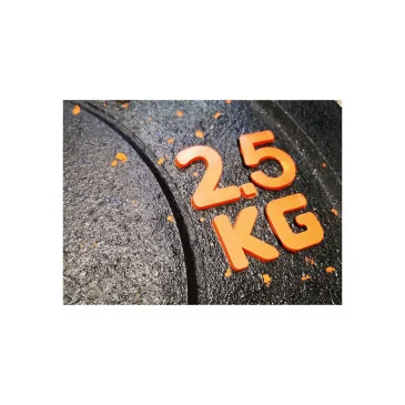 Disque olympique bumper 2,5 kg x1 de Sveltus pas cher - Nutriwellness