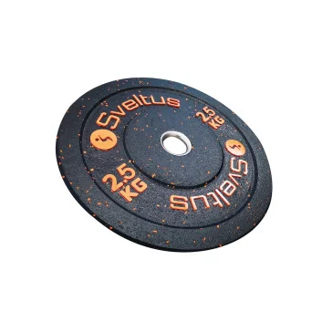 Disque olympique bumper 2,5 kg x1 de Sveltus pas cher - Nutriwellness