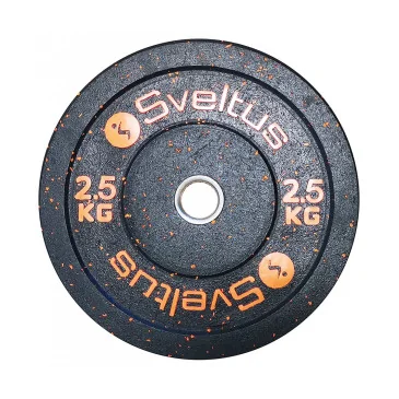 Disque olympique bumper 2,5 kg x1 de Sveltus pas cher - Nutriwellness