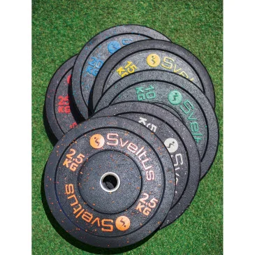 Disque olympique bumper 20 kg x1 de Sveltus pas cher - Nutriwellness