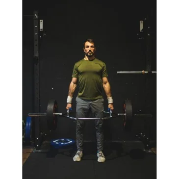 Trap barre olympique 180 cm + 2 stop disques Sveltus - Nutriwellness