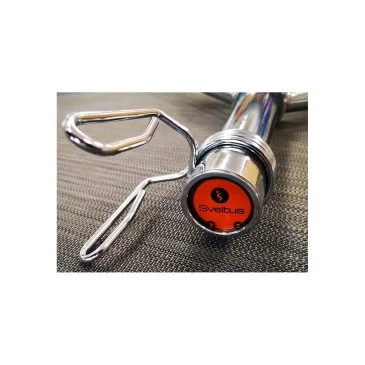 Trap barre olympique 180 cm + 2 stop disques Sveltus - Nutriwellness