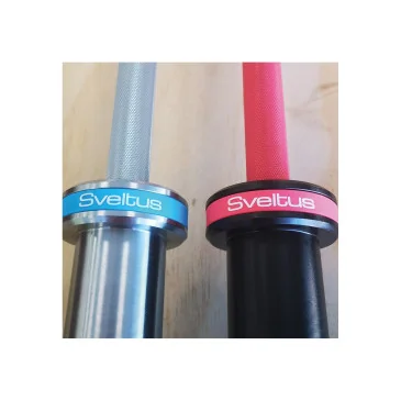 Barre olympique 15kg - bleu ciel de Sveltus pas cher - Nutriwellness