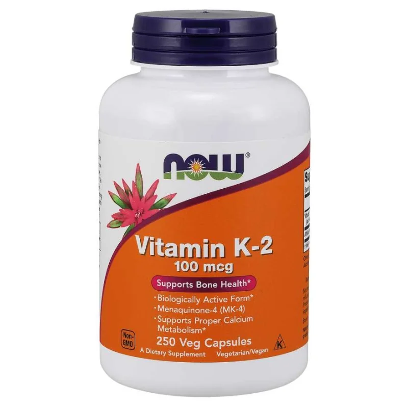 Vitamin K-2 100mcg (250) - Now Foods