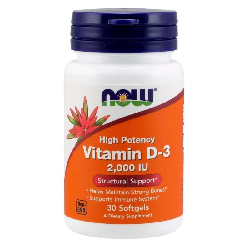 Vitamin D3 2000IU - Now Foods