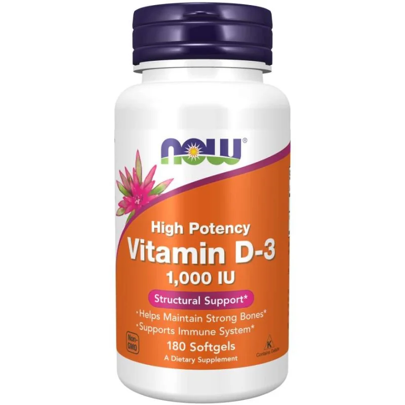 Vitamin D3 1000IU - Now Foods