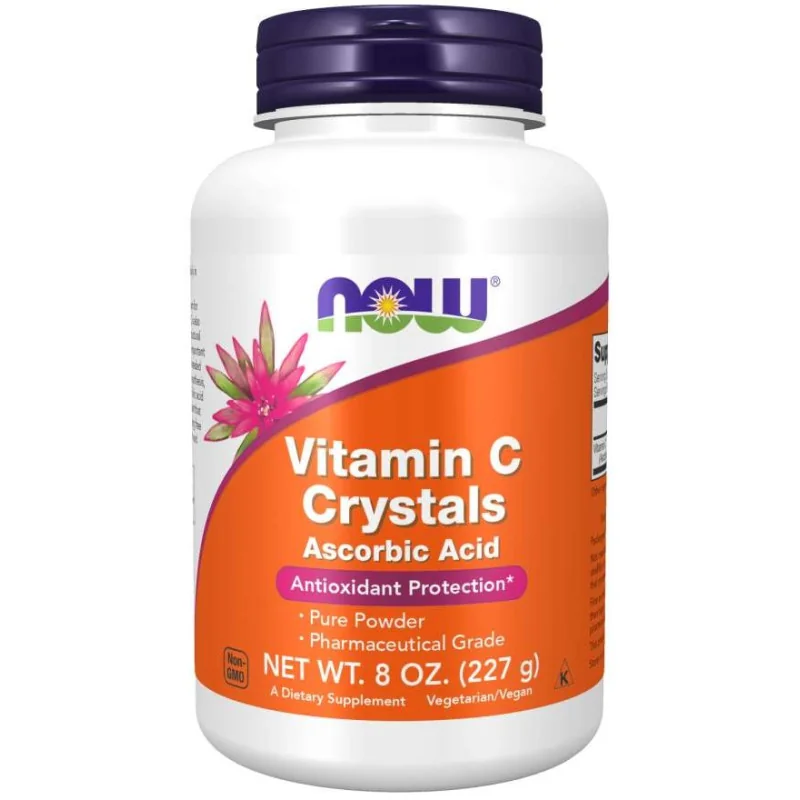 Vitamin C Crystals (227g) - Now Foods
