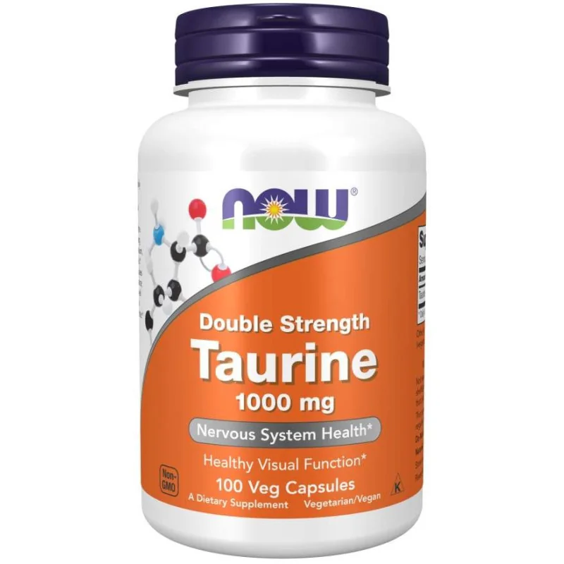 Taurine 1000mg (100) - Now Foods