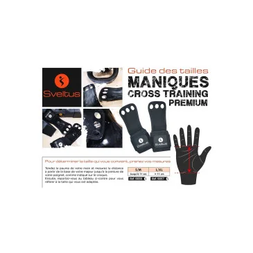 Manique cross training premium x2 de Sveltus pas cher - Nutriwellness