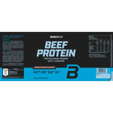 Beef Protein 500g de Biotech USA pas cher - Nutriwellness