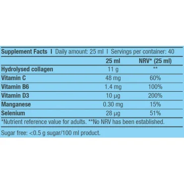 Collagen Liquid de BioTech USA pas cher - Nutriwellness