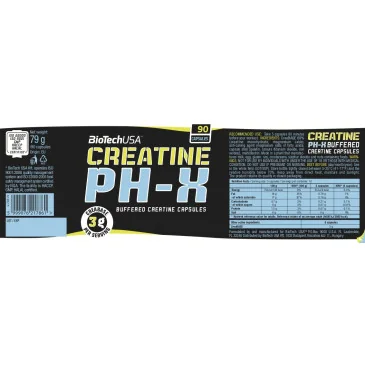 Creatine pH-X 210 Gélules de BioTech USA pas cher - Nutriwellness