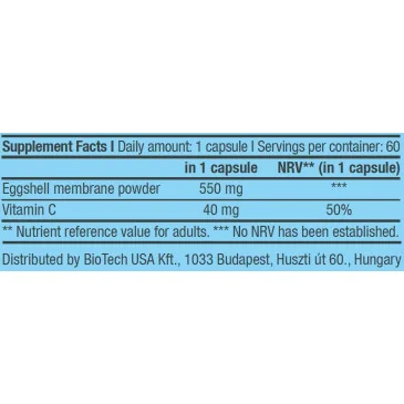 Eggshell Membrane de BioTech USA pas cher - Nutriwellness