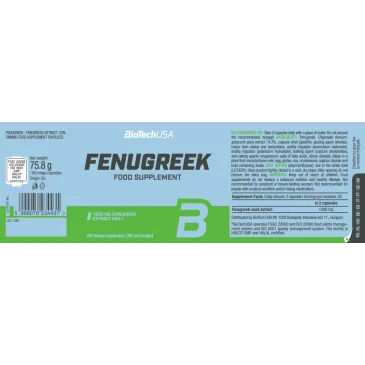Fenugreek de BioTech USA pas cher - Nutriwellness