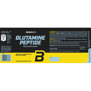 Glutamine Peptide de BioTech USA pas cher - Nutriwellness