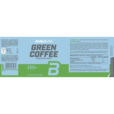 Green Coffee de BioTech USA pas cher - Nutriwellness