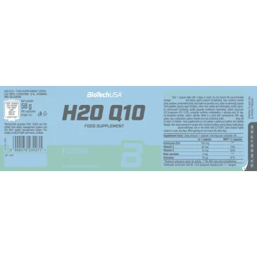H2O-Q10 de BioTech USA pas cher - Nutriwellness