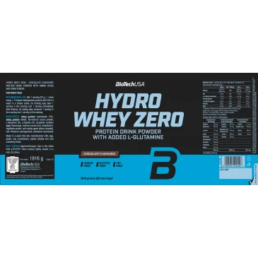Hydro Whey Zero 454g de BioTech USA pas cher - Nutriwellness